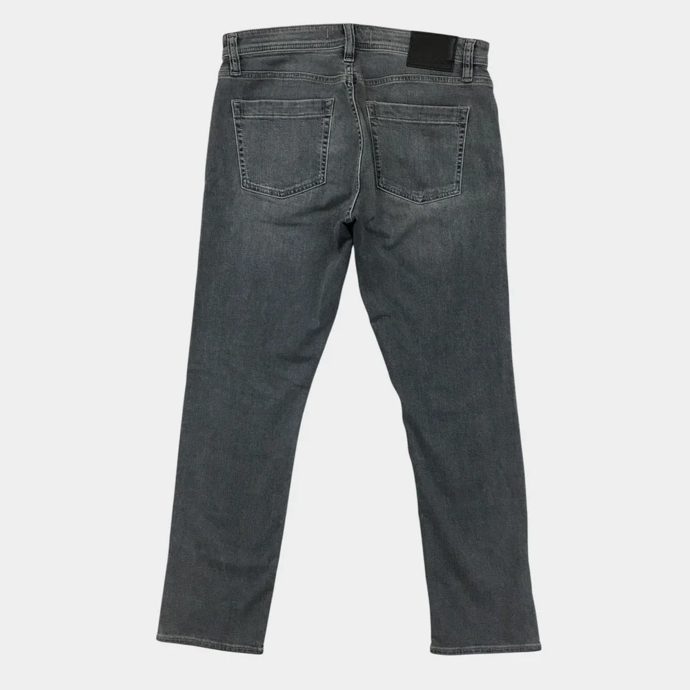 Revtown Sharp Decade Denim Jeans Mens 32x30 Gray Slim Straight Stretch Pants